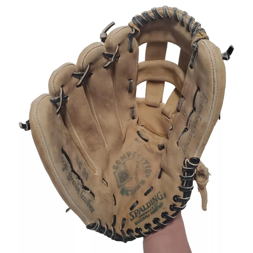 Spalding SC 31 13.5" LH Competition Leather Baseball Glove With Crescent Web